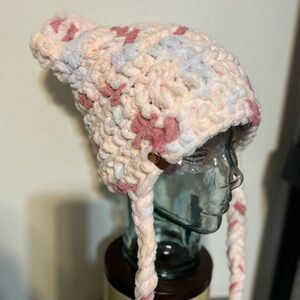 Handmade Multicolor Knit Beanie